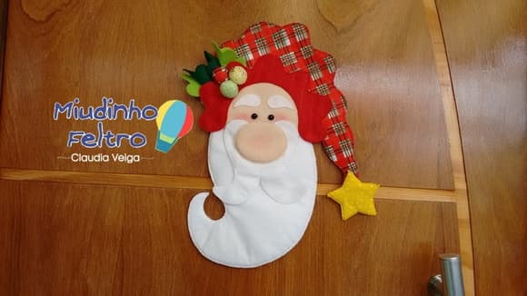 Papai Noel Enfeite de Porta