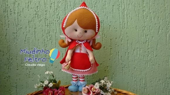 Chapeuzinho Vermelho 4 Peças