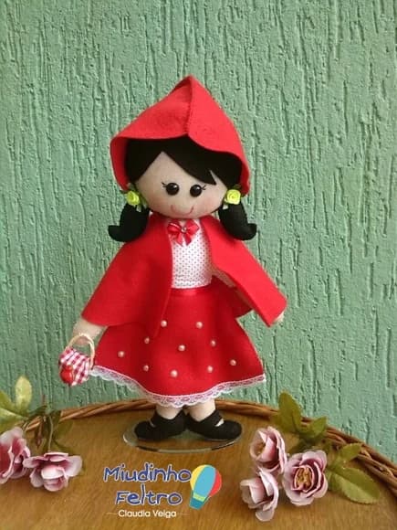 Chapeuzinho Vermelho em Feltro