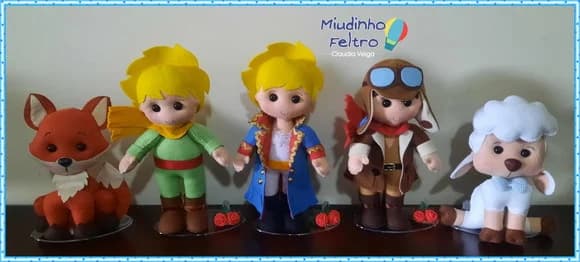Pequeno Príncipe em Feltro 6 Peças