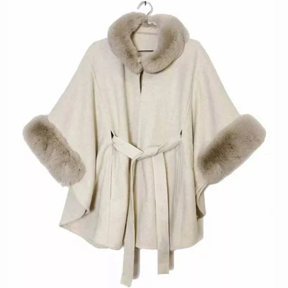 Estola Ponche pelo Luxuosa