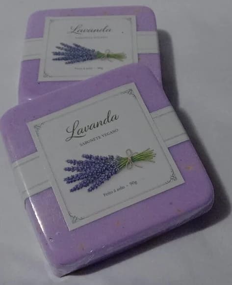 Sabonete Vegano Luxo - Lavanda