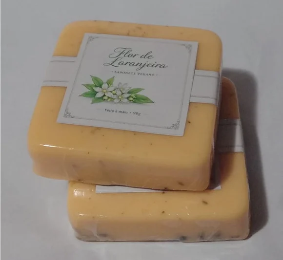 Sabonete Vegano Luxo - Flor de Laranjeira