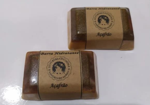 Sabonete Artesanal de Açafrão - 28 Gramas