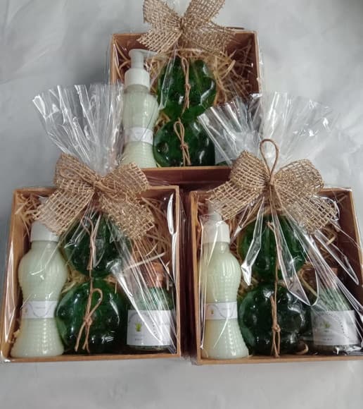 Kit Spa Rustico - Ervas e Flores - Capim Limão