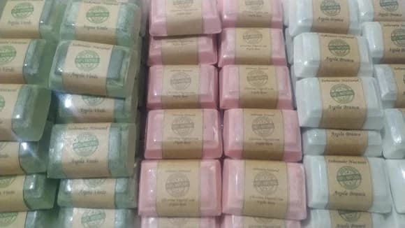 Sabonetes de Argila Pequeno 27 Gramas