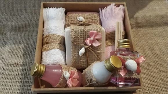 Kit Spa Poesia Q - Rústico - Dourado