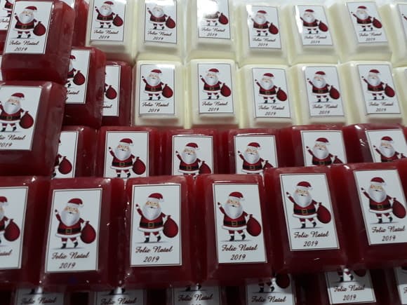Natal Sabonete Médio - Personalizado - 28 Gramas