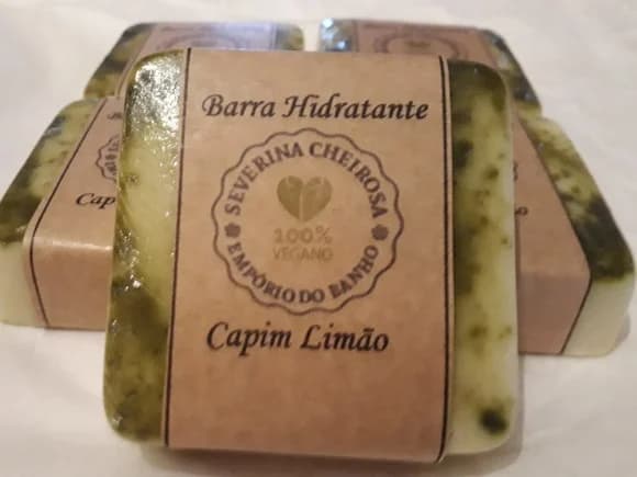 Sabonete Vegano Capim Limão 100g a 110g