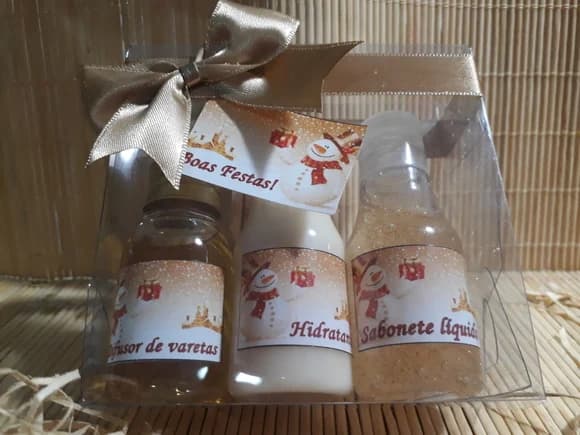 Kit Banho Natal, Mães e Brinde Empresarial