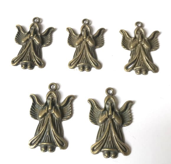 Acessório Pingentes para Montagem Brinco, Colar ....anjo