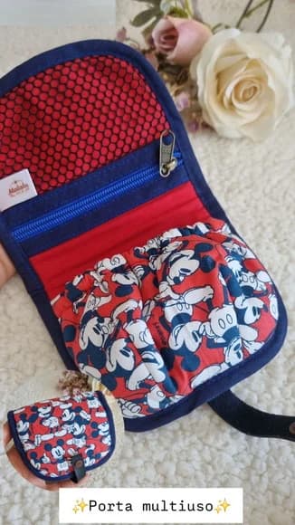 Porta Absorvente | Porta Fone de Ouvido Mickey