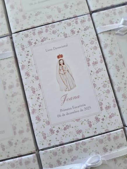 Livro Devocional para Lembrancinha de Eucaristia e Batizado