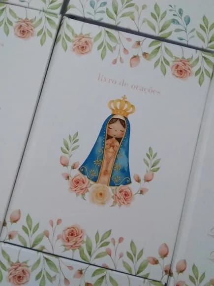Livro de Oração Personalizado Primeira Eucaristia Batizado