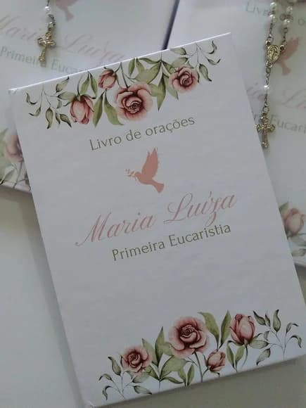 Livrinho de Orações Primeira Eucaristia Comunhão Batizado