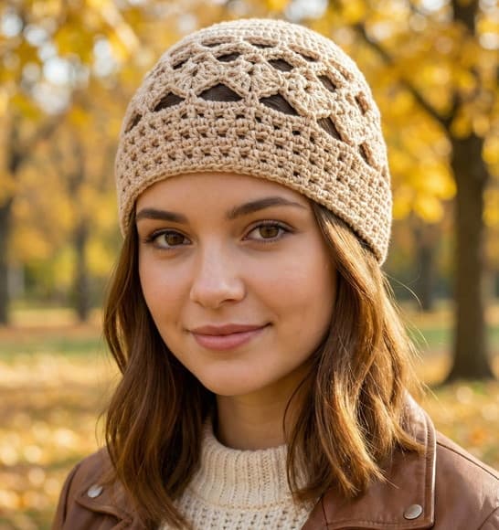 Headpiece Amendoa em Croche - Feito à Mão