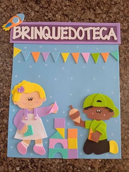 Combo 9 Placas de Porta para Decoração de Escola