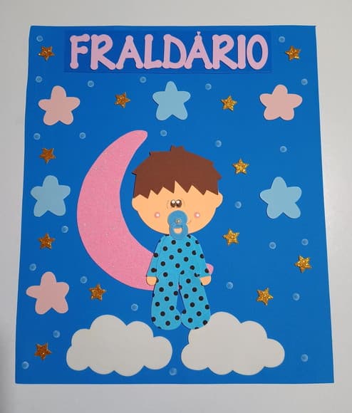 Placa de Porta Fraldário