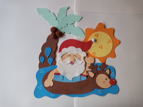 Placa noel na praia