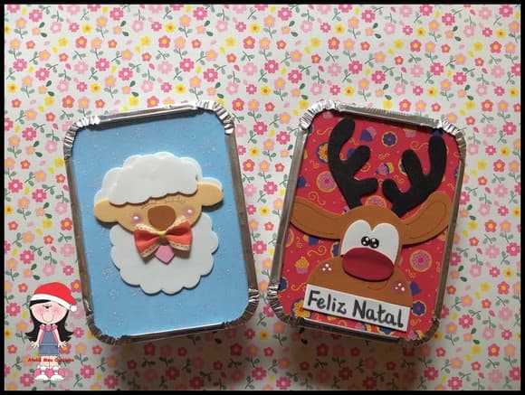 Marmitinha porta doces natalina