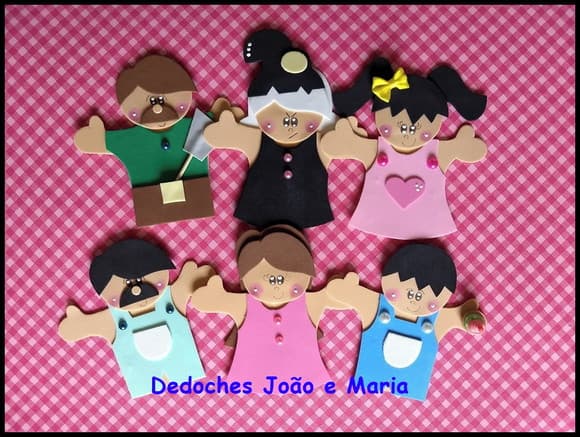 Kit dedoches João e Maria