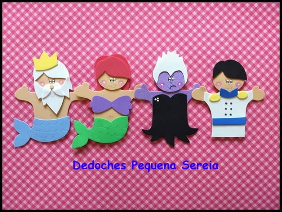 Kit dedoches a pequena sereia