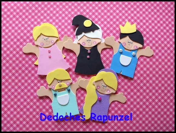 Kit dedoches rapunzel