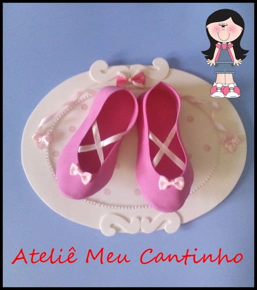 Placa decorativa bailarina