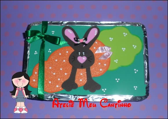 Marmitinha porta doces coelhinho