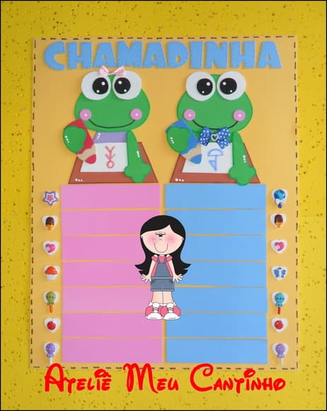 Cartaz Sala de Aula Chamadinha
