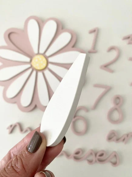 Kit Mêsversário - Flor 12 Pétalas - Cenário para Fotos Bebê