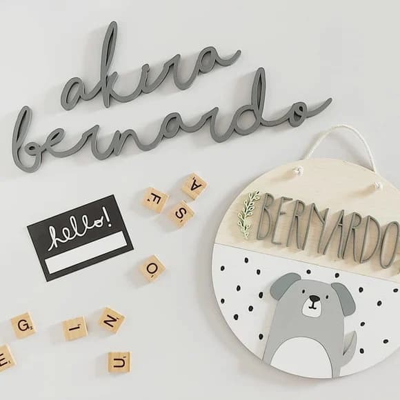 Enfeite / Letreiro Loja, Personalizado, Letra Decorativa