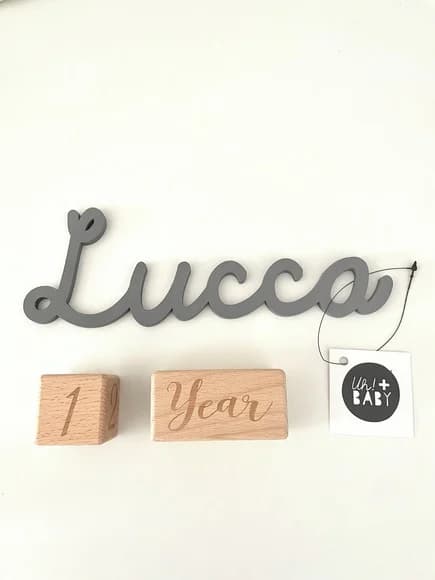 Mesversário + Nome Personalizado 25cm. Frete Grátis