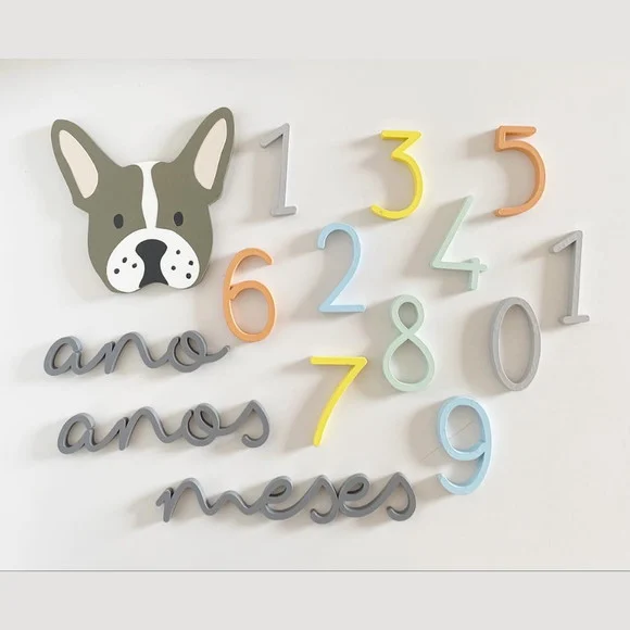 Kitmesversário, Decoração Mesversário, Cachorrinho Bulldog