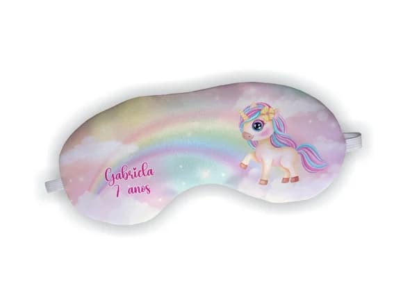 Mascara Dormir Personalizada Unicornio