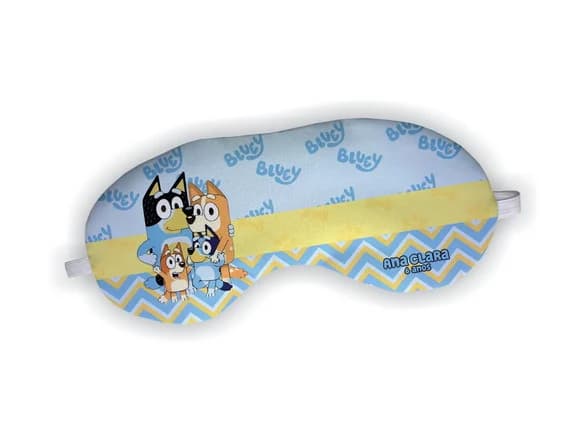 Lembrancinha Máscara de Dormir Aniversário Bluey