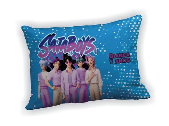 Lembrancinha Mini Almofada 18x28cm Guerreiras do K-pop