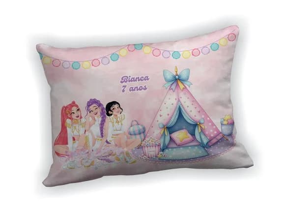 Lembrancinha Mini Almofada 18x28cm Guerreiras do K-pop