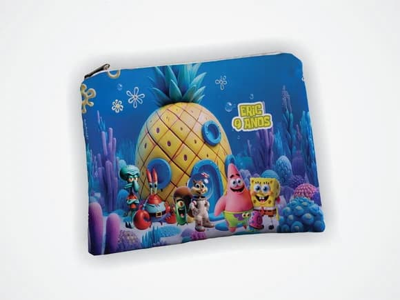 Lembrancinha Necessaire 19x13cm Bob Esponja