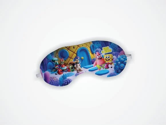 Lembrancinha Mascara de Dormir Bob Esponja