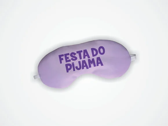 Lembrancinha Máscara de Dormir Aniversário Festa do Pijama