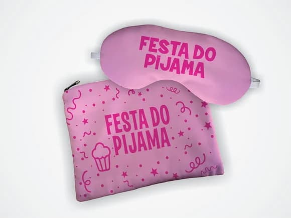 Kit Necessaire + Mascara Festa do Pijama