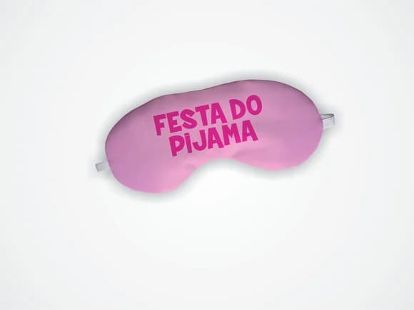 Lembrancinha Máscara de Dormir Aniversário Festa do Pijama