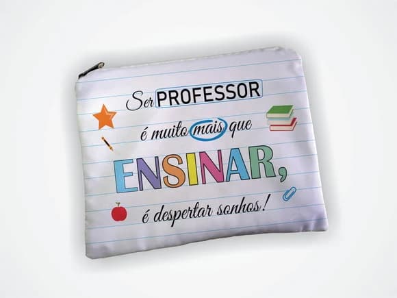 Lembrancinha Necessaire 19x13cm Dia dos Professores