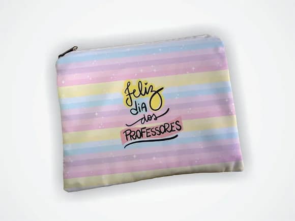 Lembrancinha Necessaire 19x13cm Dia dos Professores