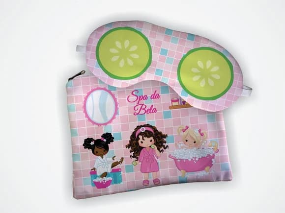 Lembrancinha Kit Necessaire + Mascara Festa Spa