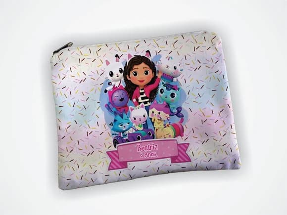 Lembrancinha Necessaire Personalizada a Casa Mágica da Gabby
