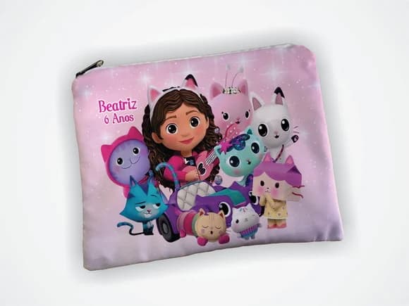 Lembrancinha Necessaire Personalizada a Casa Mágica da Gabby