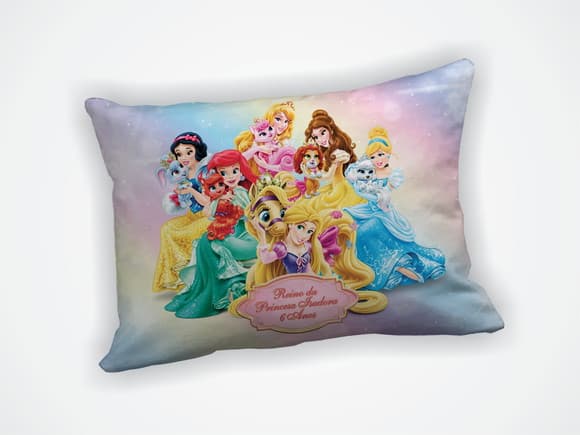 Lembrancinha Mini Almofada 18x28cm Princesas Pet