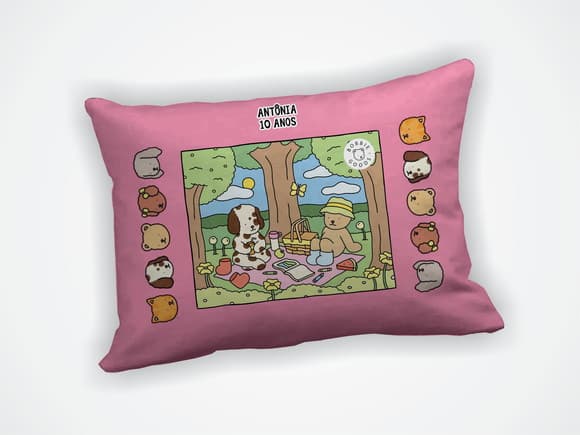 Mini Almofada 18x28cm Personalizada Bobbie Goods